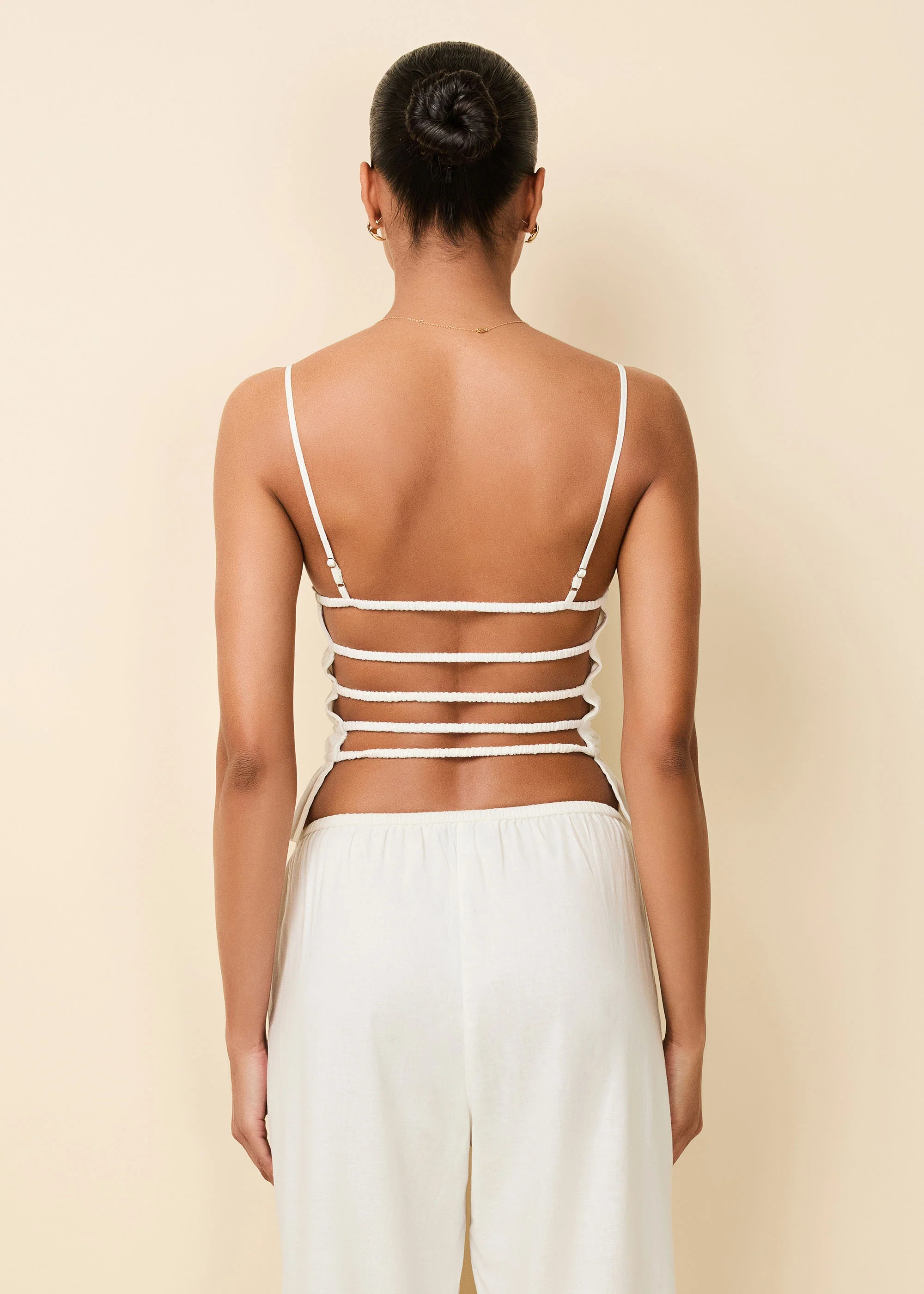 Delta Linen Top Optic White - Image 4