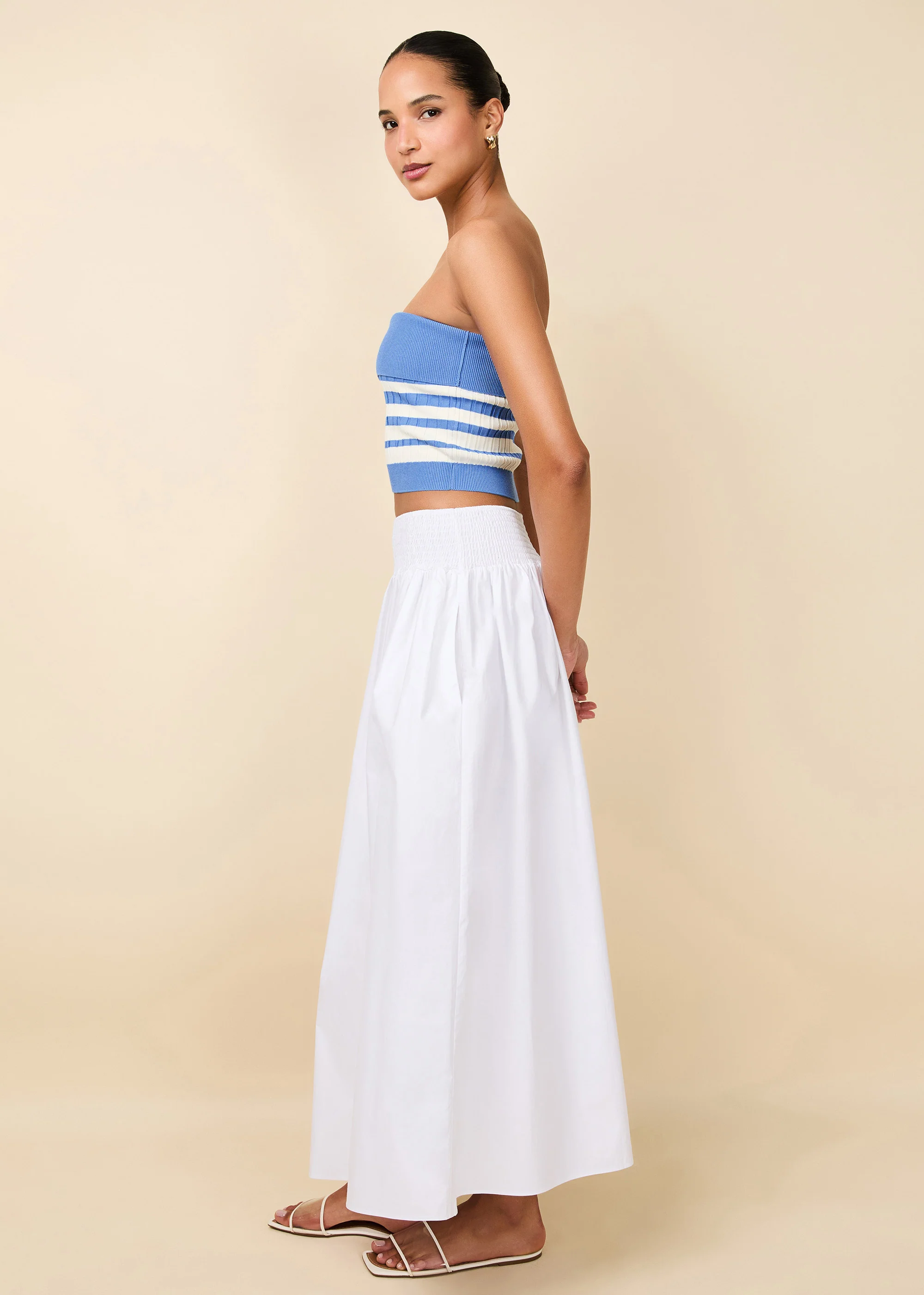 Noreen Skirt Optic White - Image 3
