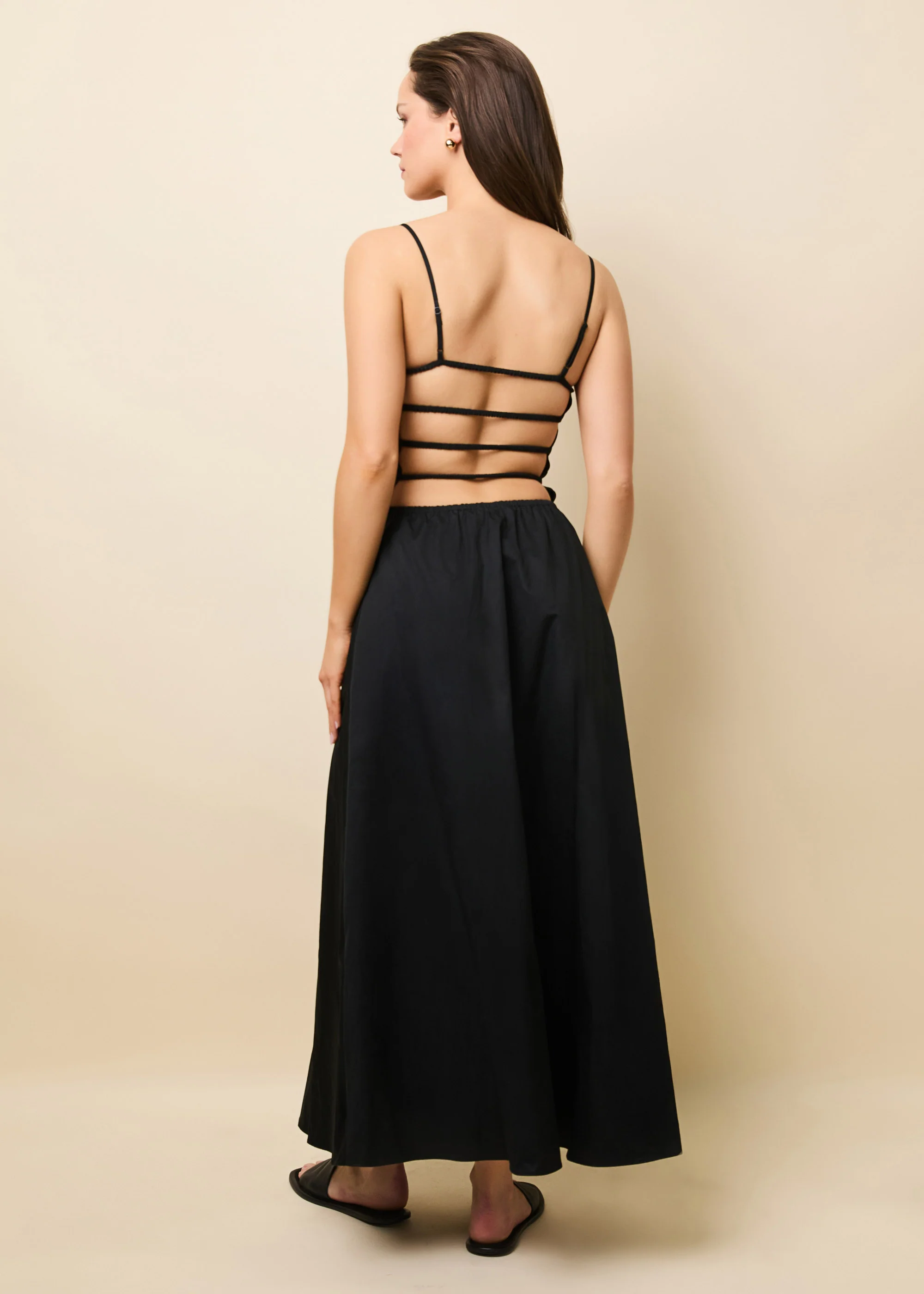 Delta Midi Dress Noir - Image 3